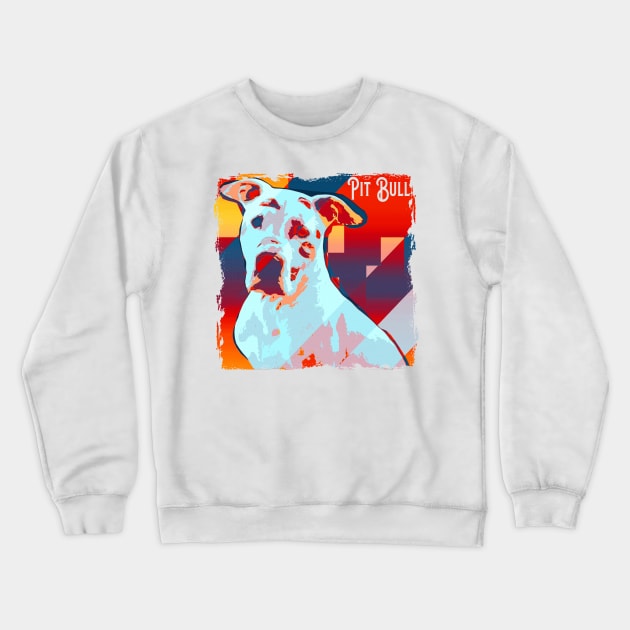 Pit Bull Crewneck Sweatshirt by SpottydoggCreatives